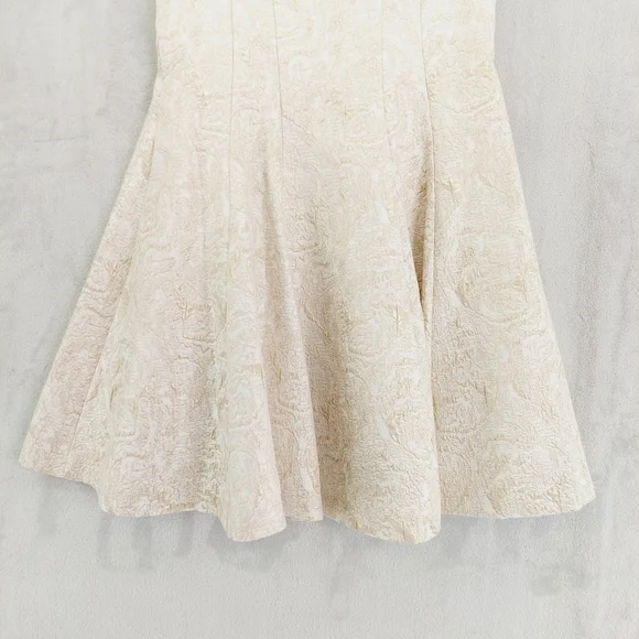 BETSEY JOHNSON Metallic Detail Fit And Flare Dress P805 - Picture 3 of 8